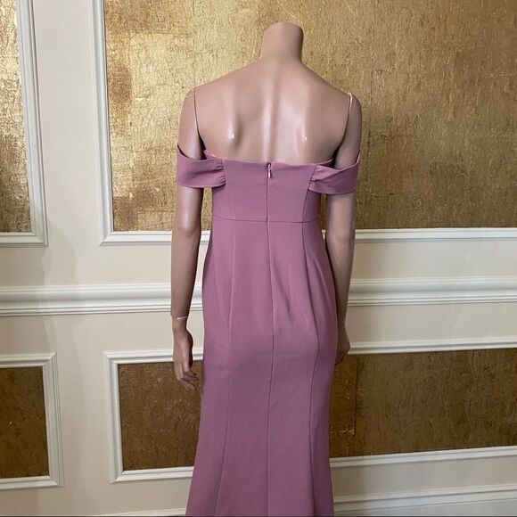 NWT! LIKELY pink off the shoulder mermaid gown 6 - Picture 7 of 10